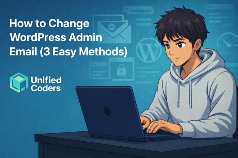 How to Change WordPress Admin Email (3 Easy Methods)